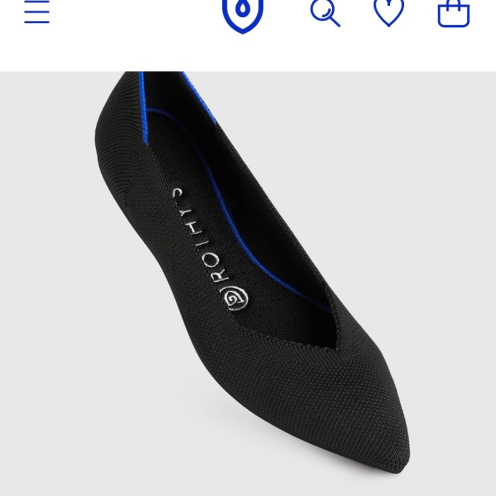 Brand new black “the point” Rothy’s. Size 7.